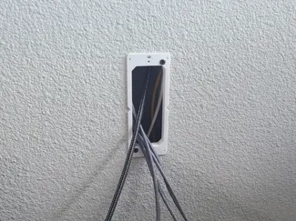 Extended height low voltage gang/bracket