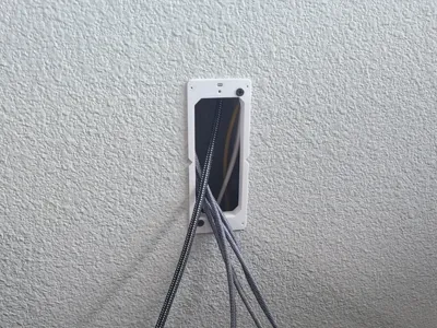 Extended height low voltage gang/bracket