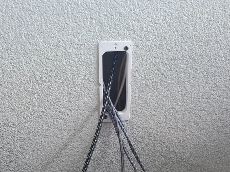 Extended height low voltage gang/bracket