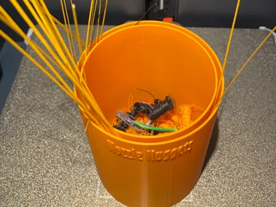 small filament waste bin