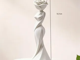 女士玫瑰花摆件