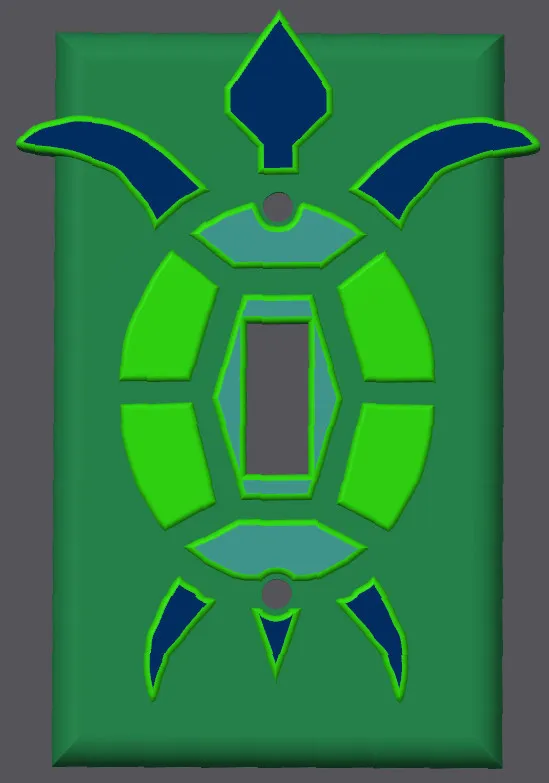 Turtle Lightswitch Cover Remix