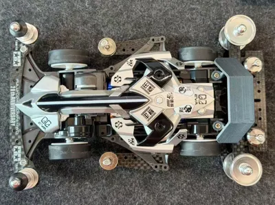 Mini 4WD FM-A Chassis Rear Wing compatible with MACH FRAME Car Body
