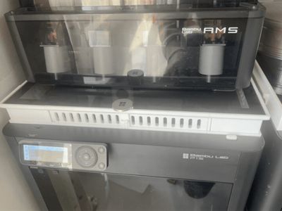 P1S Riser Heat Dissipation Stand with Magnetic Light and Quick Disassembly