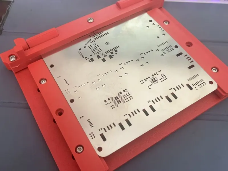 PCB钢网印刷台100*100mm