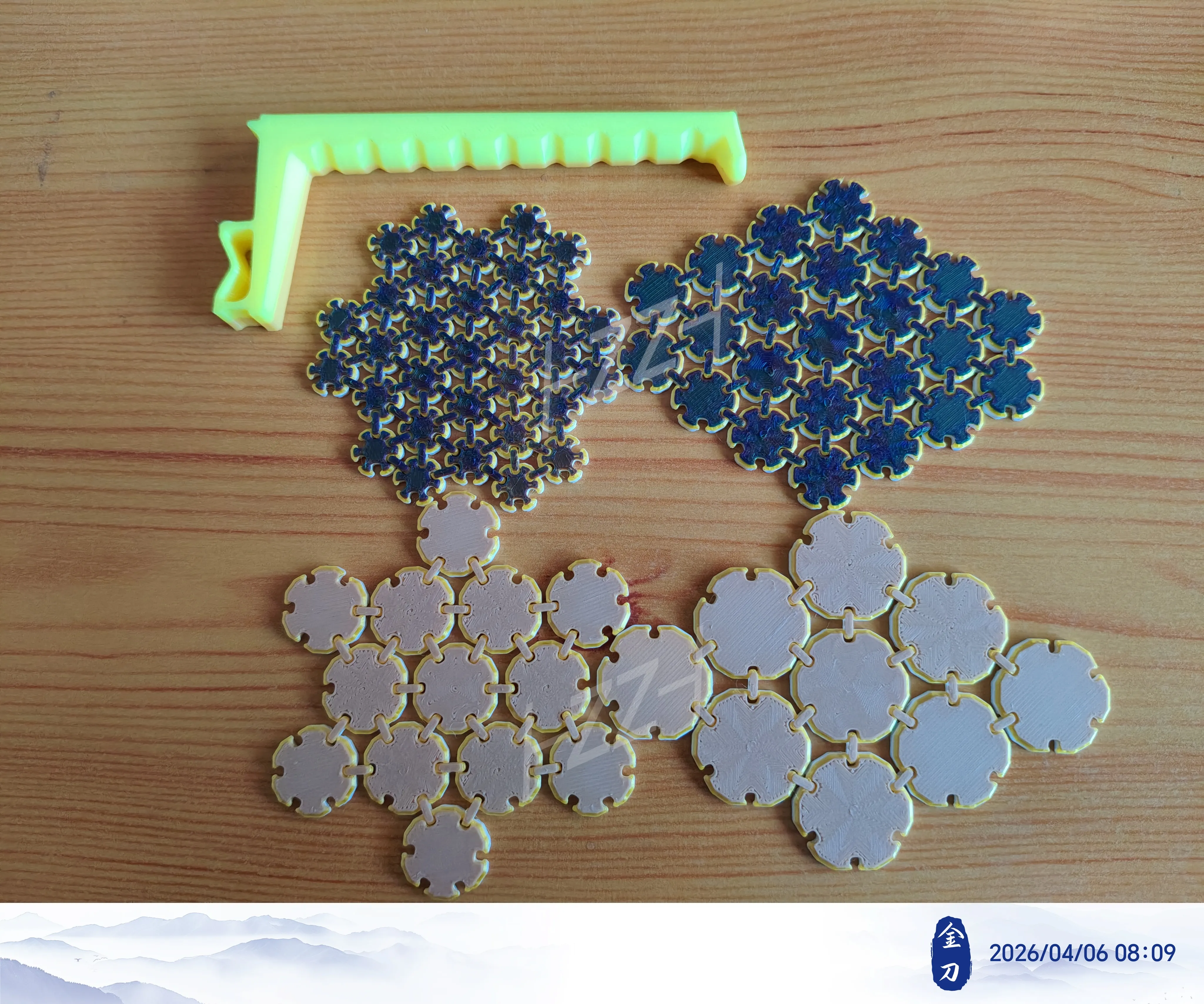 Regular hexagon fourth set
