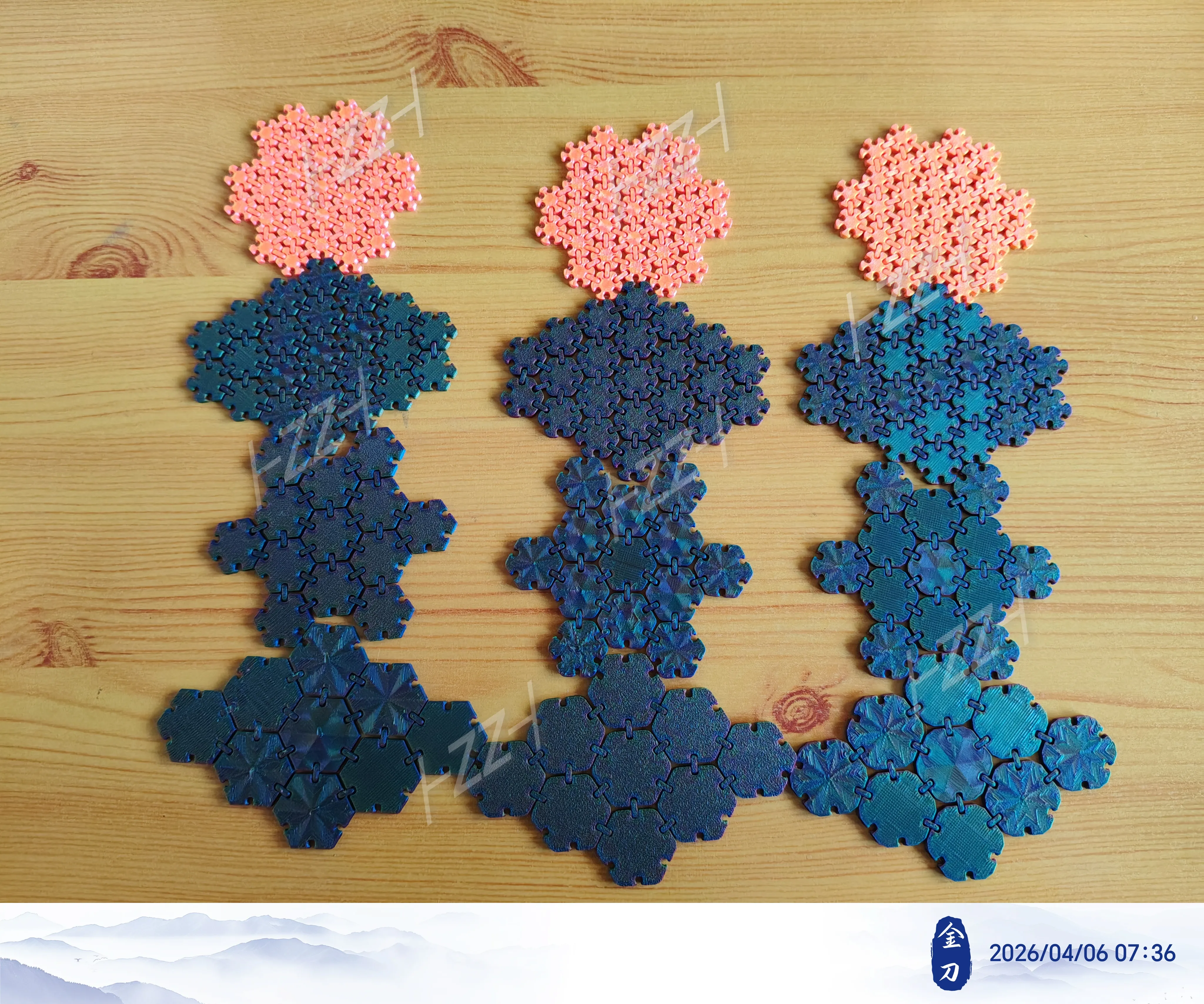 Regular hexagon first set