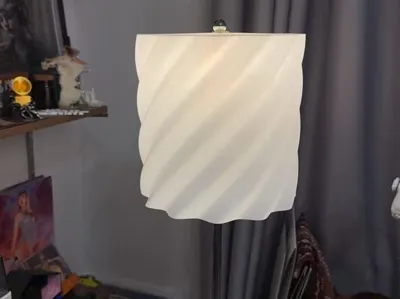 Spiral lampshade