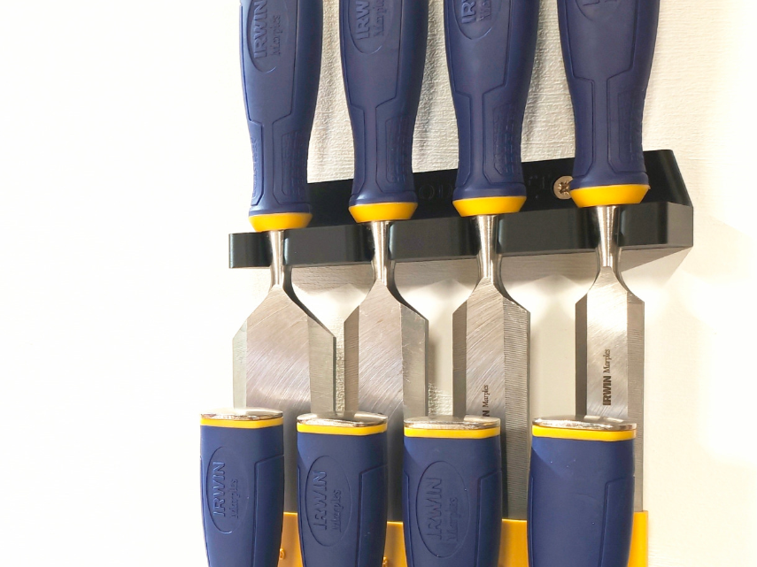 Irwin Marples Stacked 8 Piece chisel rack 