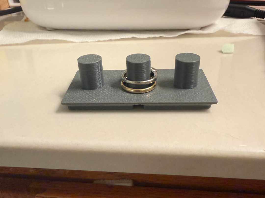 Gridfinity Ring Holder/Organizer - 1x2