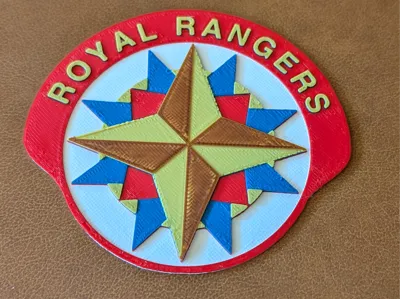 Royal Rangers patch multicolor (hueforge)