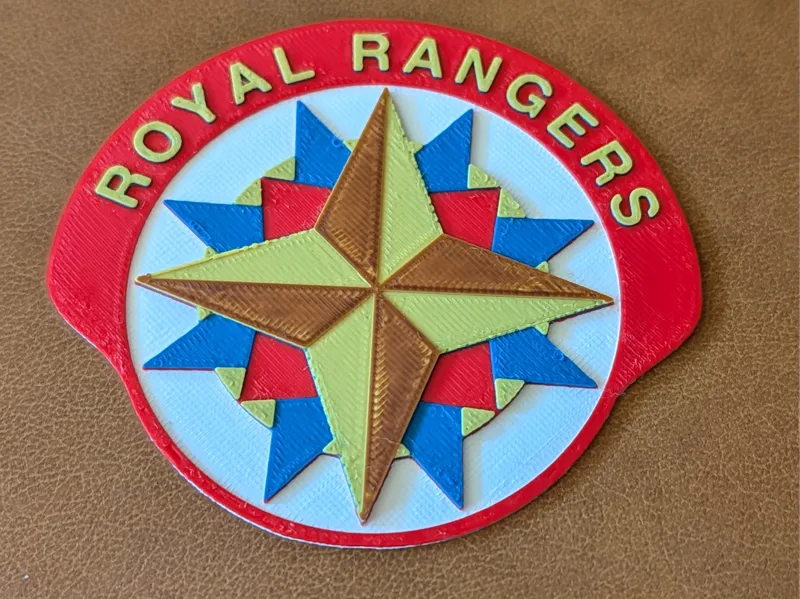 Royal Rangers patch multicolor (hueforge)