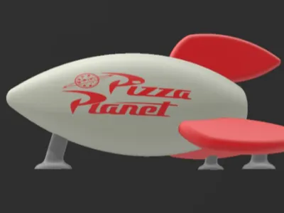 PIZZA PLANET TOY STORY ROCKET SCALE 1:64