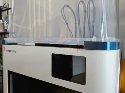 Snapmaker U1 Minimalistic Sterilite Lid Top Holder