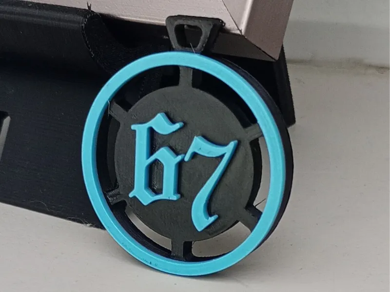 porte-clés, keychain, six seven