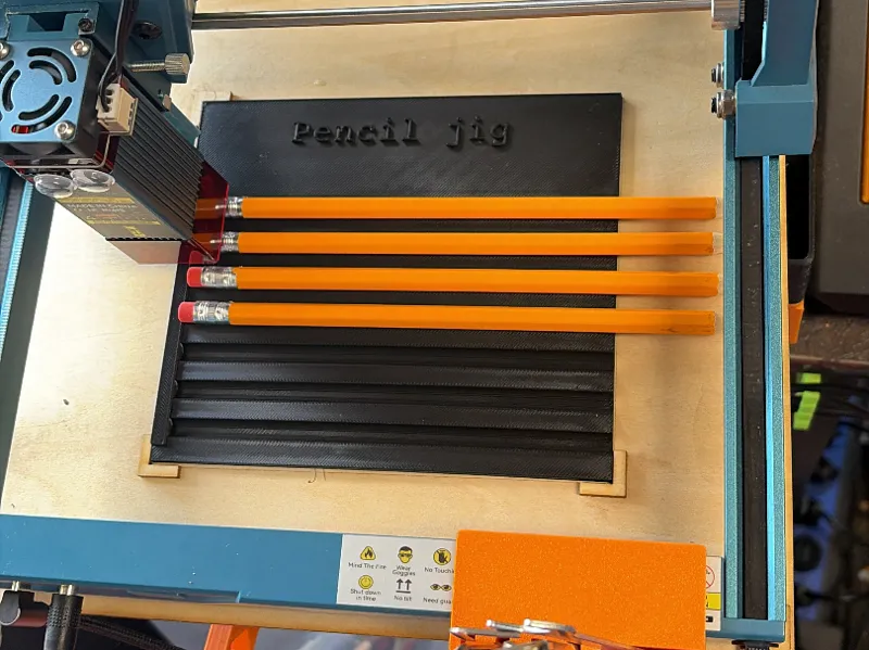 Pencil jig for Scuplfun C1 diode laser