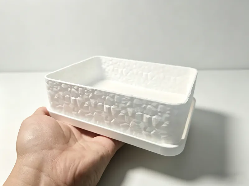 简约风带滤网岩石纹理花盆