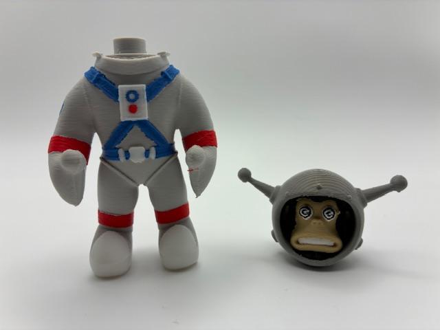 Jangles the Moon Monkey plushie (from Fallout) - Free 3D Print
