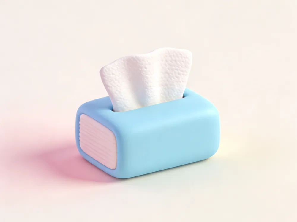 Dry and wet wipes - household items series home goods collection ...