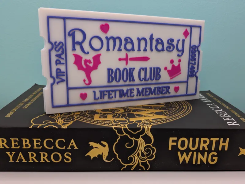 Romantasy Movie Style Ticket Decor