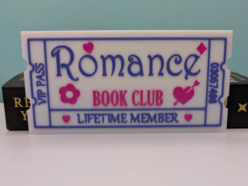 Romance Movie Style Ticket Decor