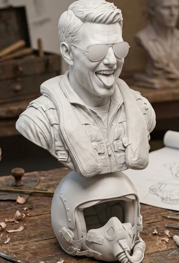 Tom Cruise - Top Gun Maverick - Modelo de impresión 3D gratuito ...