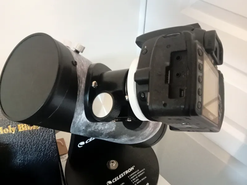 Canon EF-S to 1.25" Low Profile Telescope Adapter
