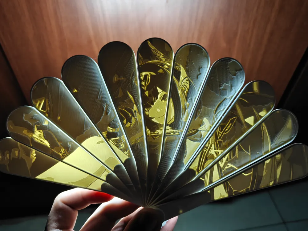 Genshin Impact Nefer lithophane fan - Free 3D Print Model - MakerWorld