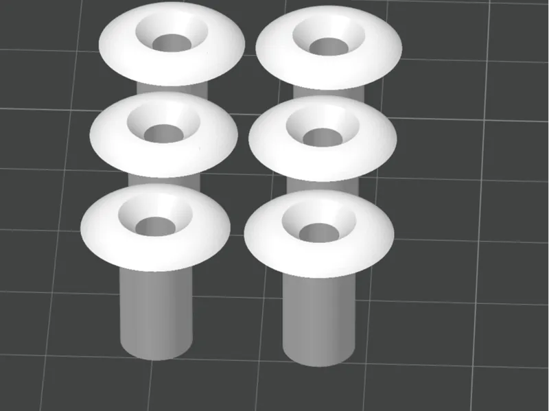 Hobby trailer, drawer, screw spacers