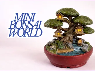 mystical Bonsai tree village 