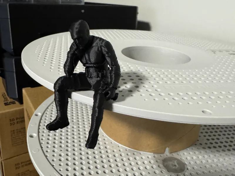 Sad Daredevil - Sitting - Deep thought
