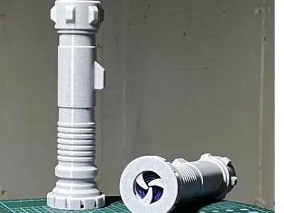 Collapsible Light Saber with blade retainer 
