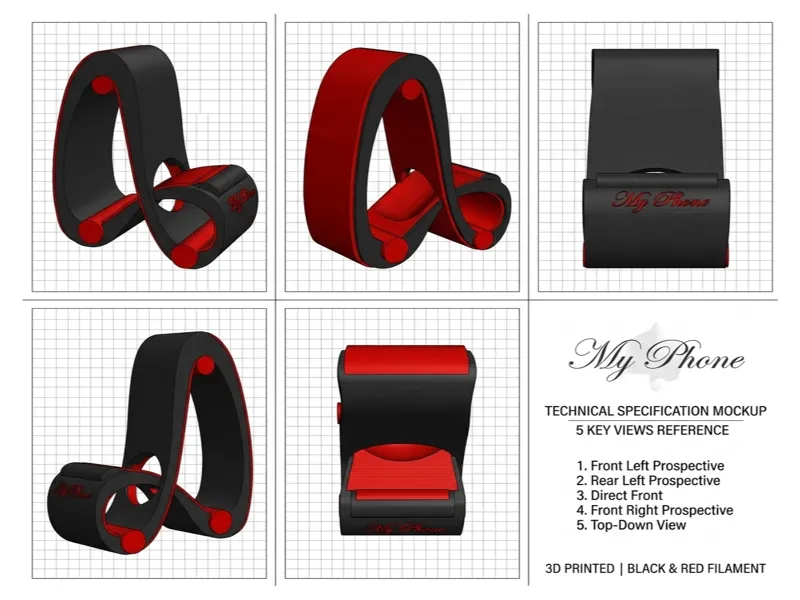"My Phone" Smartphone Stand – Ergonomic Design