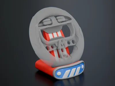 Stand for switch steering wheel