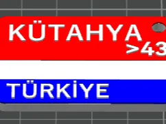 43 KÜTAHYA KEYCHAİN