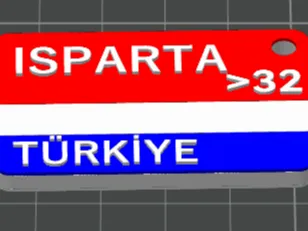 32 İSPARTA KEYCHAİN