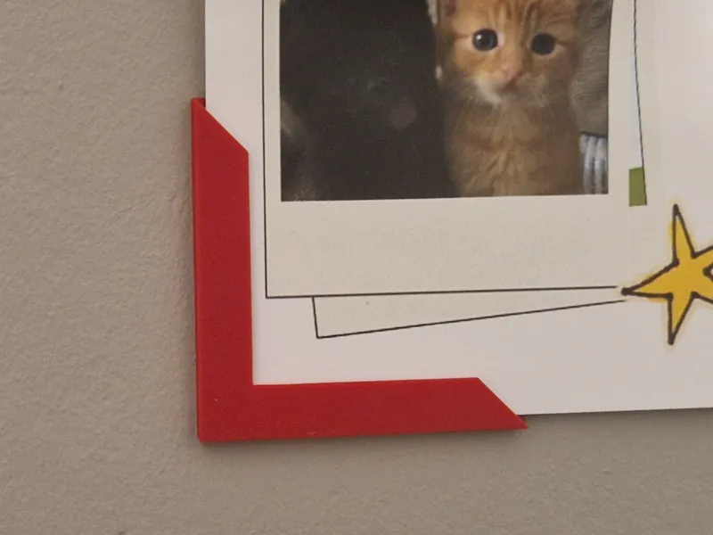 Frameless picture frame
