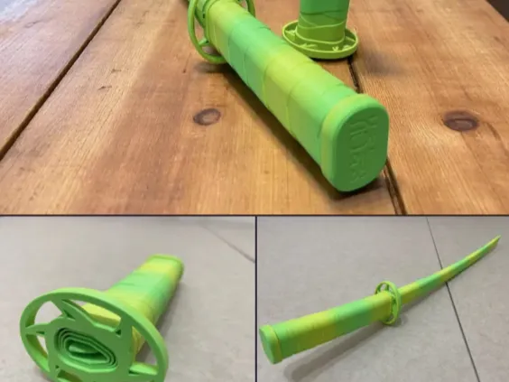 Collapsable katana