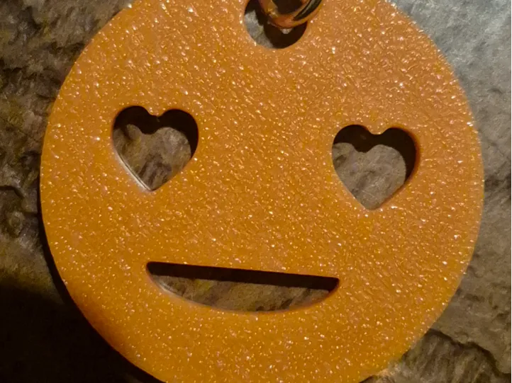 Smiley keychain