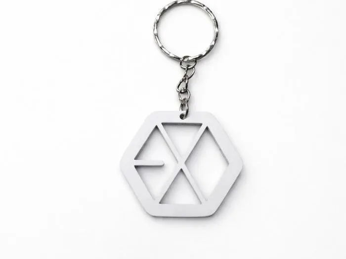 EXO Keychain cut on pola estetic keychain