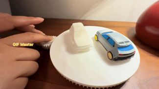 人力驱动的旋转展示台[适用于64比例小车][无需支撑和五金]