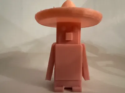 Knockout penguin with Mexican hat