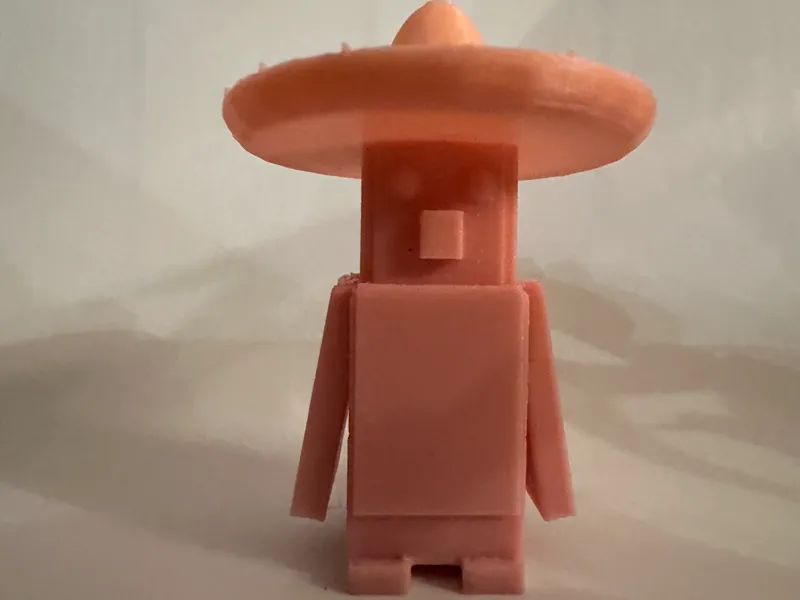 Knockout penguin with Mexican hat