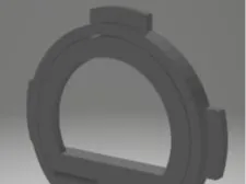 Quadlock ring stand flush