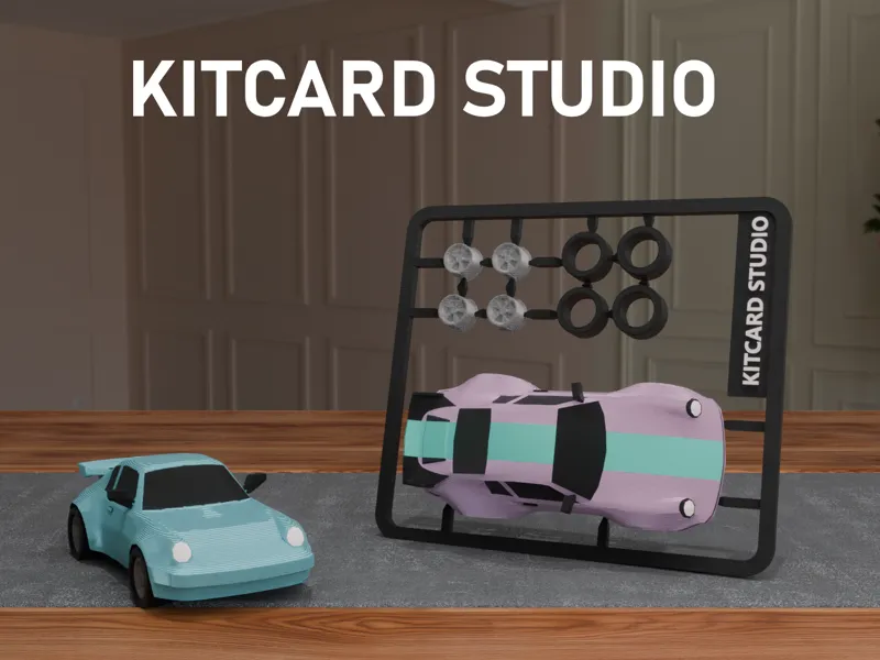 Car Kitcard - Made with Kitracd Studio Generator