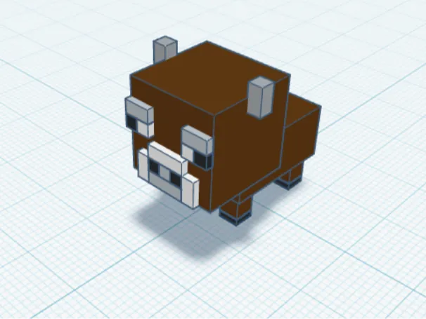 Minecraft mini COW