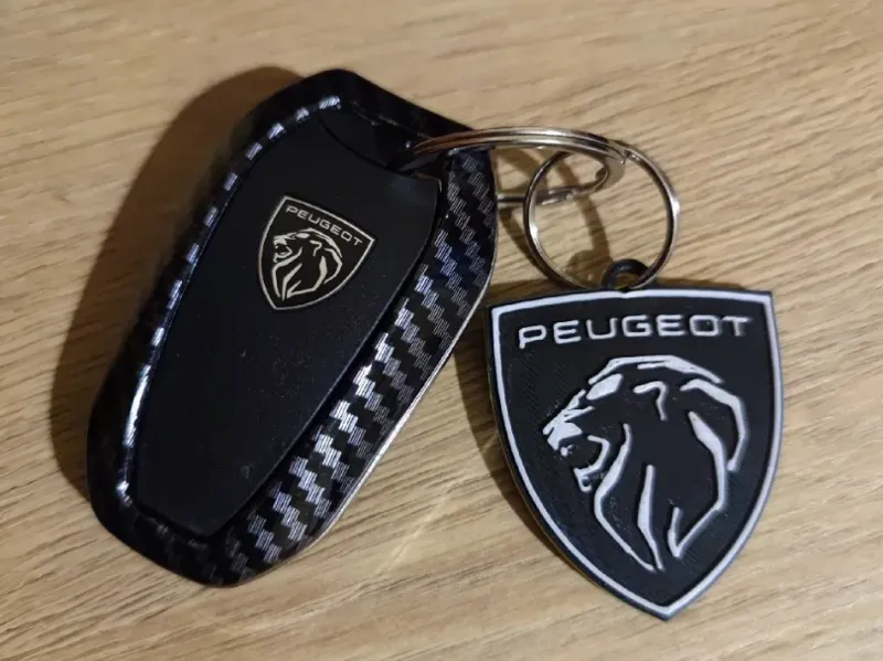 New Peugeot Logo & GT Version Keychain
