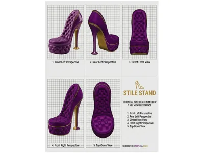 Stiletto Stand" Smartphone Holder Luxurious Design