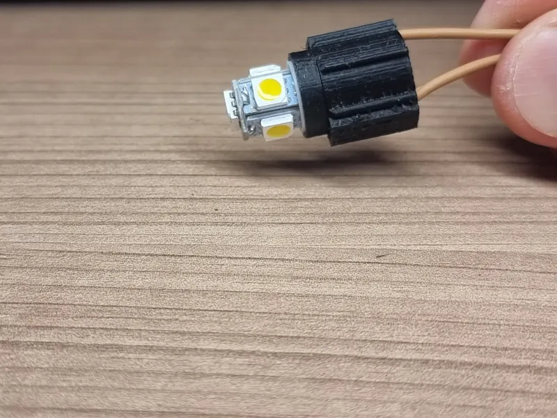 w5w car bulb socket NO SOLDERING