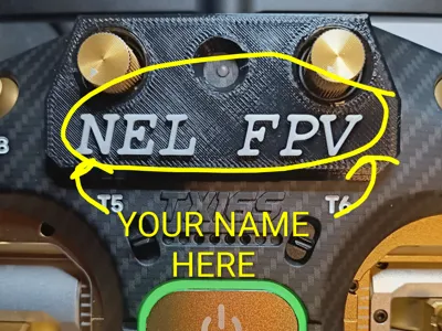 TX-16S Mark3 Name Plate